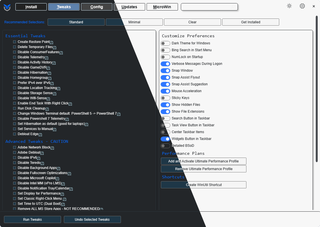 Windows Utility (Chris Titus Tech)